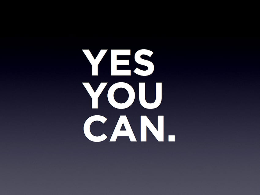 Motivational Quotes U Can Do It, Yes You Can HD wallpaper