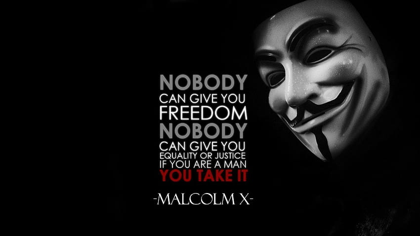 Anonymous, Quote / and Mobile Background, Anonymous PC HD wallpaper