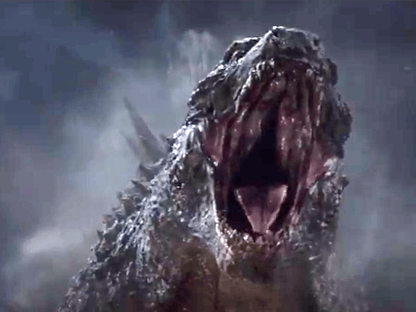 Canavar filmleri Godzilla 2014 ve arka plan, Godzilla 3D HD duvar kağıdı
