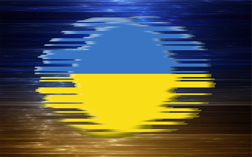 Sunrise, sun, flag, yellow, blue, Ukraine, vector HD wallpaper