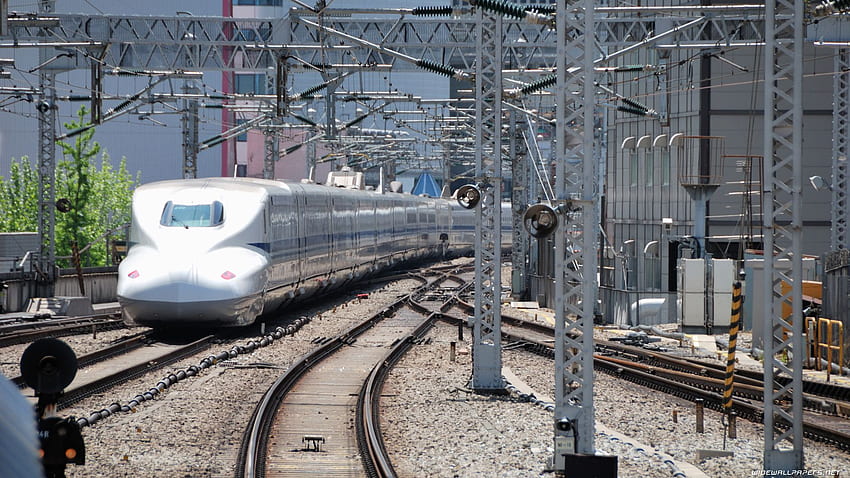 Japan High speed trains and wide HD wallpaper