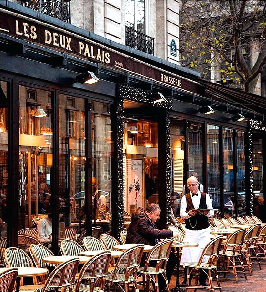 Paris Cafe Cafes Street Party Romance HD phone wallpaper