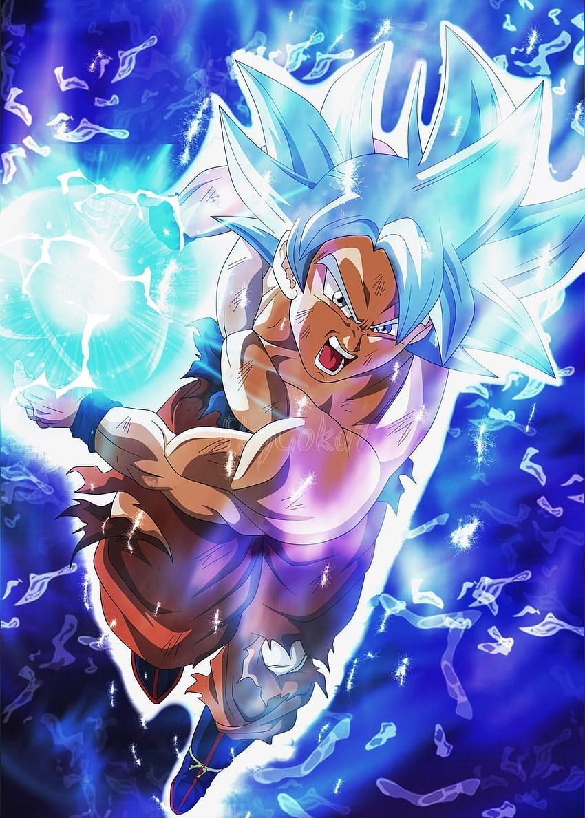 Ultra Instinct Goku Kamehameha autorstwa SkyGoku7. Dragon Ball Z, Super Shenron Tapeta na telefon HD