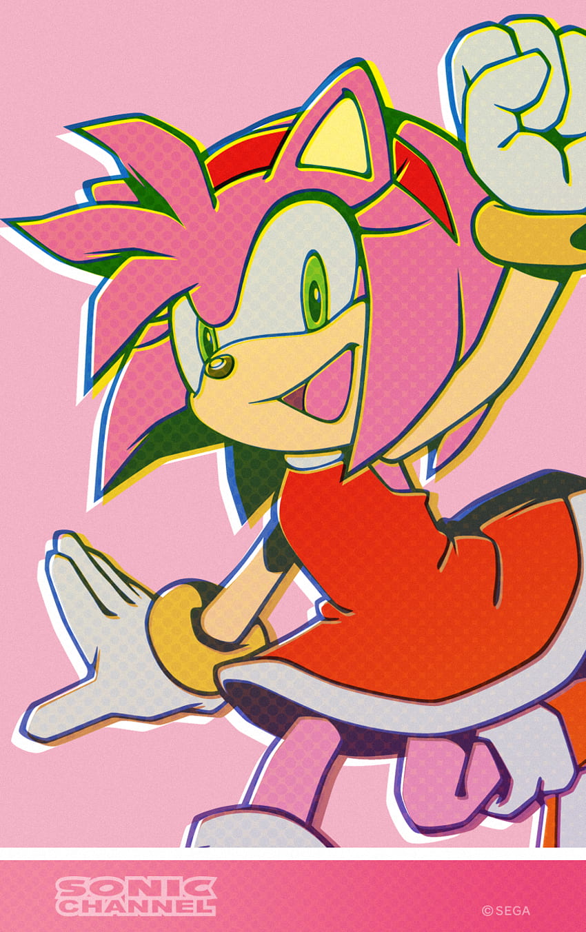 Amy Rose Sonic Channel - HD phone wallpaper