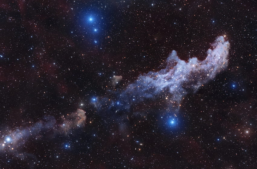 Nebula, nature, stars, gas HD wallpaper