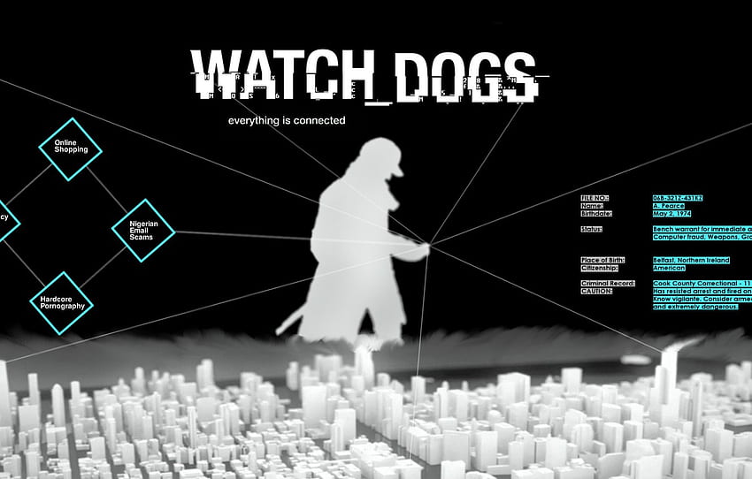 dogs, Watch, everything is connected for , section игры HD wallpaper