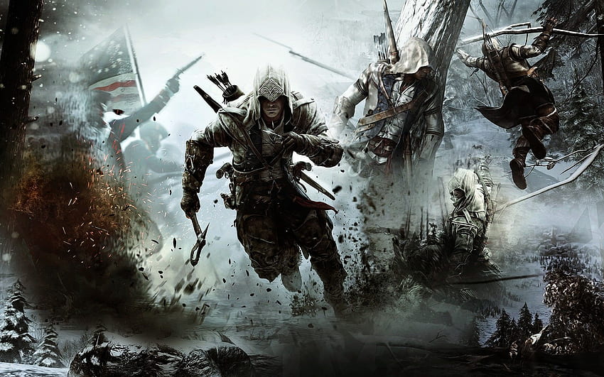 Assassins Creed III Connor Juego selecto, Assassin's Creed III fondo de pantalla