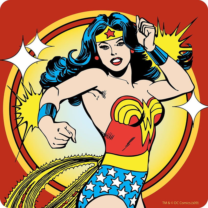Wonder Woman Karikatür Clipart. en iyi Wonder, Vintage Wonder Woman HD telefon duvar kağıdı