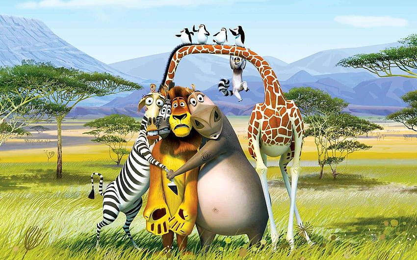 Greath View Cartoon Movie Scenery - Pinguins Of Madagascar HD wallpaper |  Pxfuel