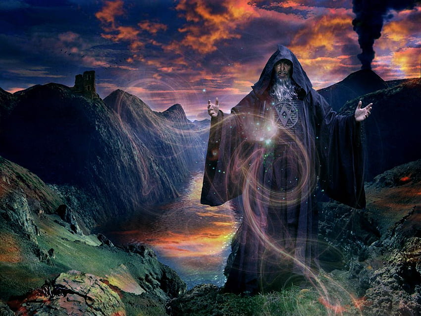 Merlin der Zauberer. Merlin Wizard, Merlin und BBC Merlin, alter Zauberer HD-Hintergrundbild