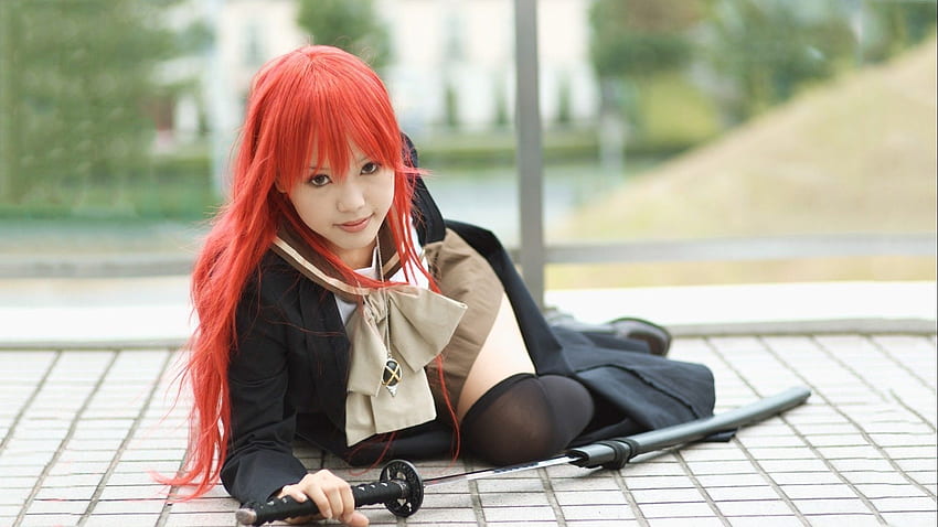 Japanese Anime Cosplay Girl. Cosplay terbaik, Permainan kostum, Wanita ...