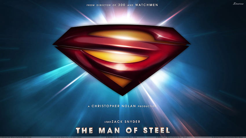 Man of Steel – Poster di copertina del film, film Man of Steel Sfondo HD