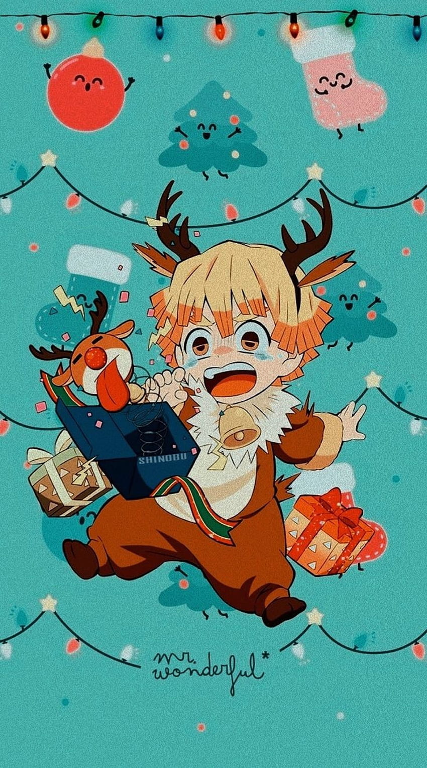Anime Girls Christmas Wallpapers  Wallpaper Cave