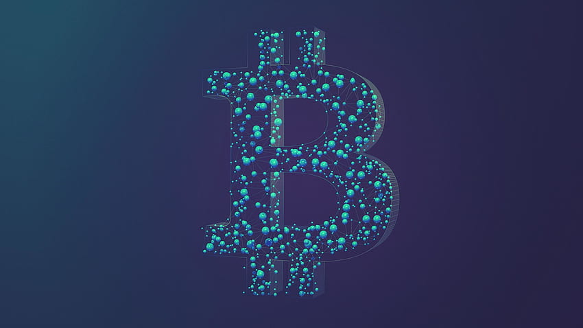Bitcoin, waluta, logo, pieniądze, minimalne Tapeta HD