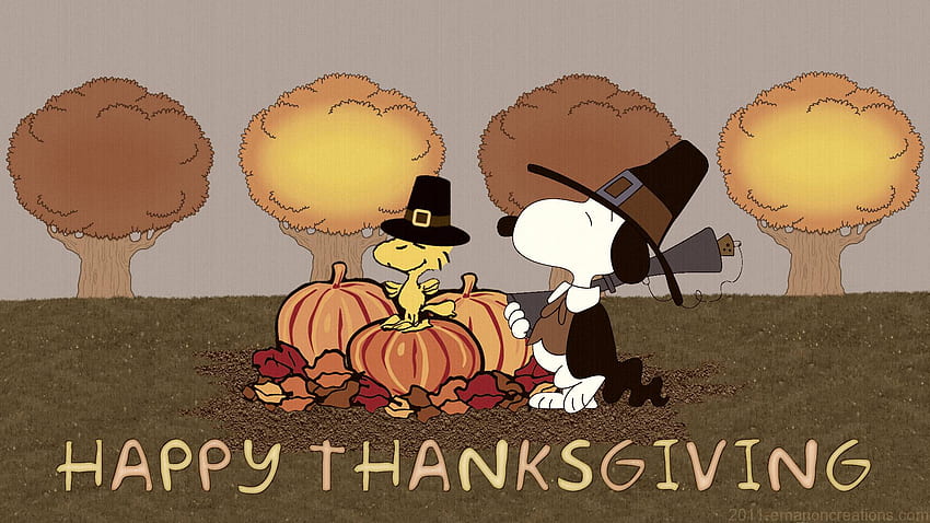 Peanuts Thanksgiving HD wallpaper