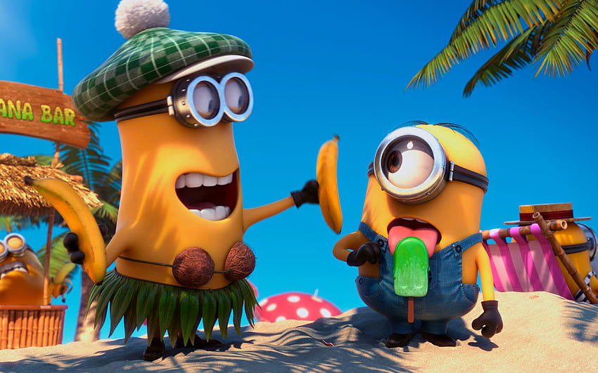 Minions, , Sea, Despicable Me, Beach, 3D Animation, Funny Minions For With Resolution . High Quality HD wallpaper