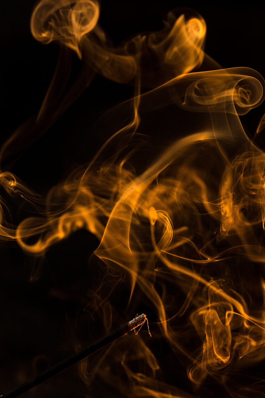 Smoke, Dark, Multicolored, Motley, Shroud, Aroma Sticks, Aromapalki HD phone wallpaper