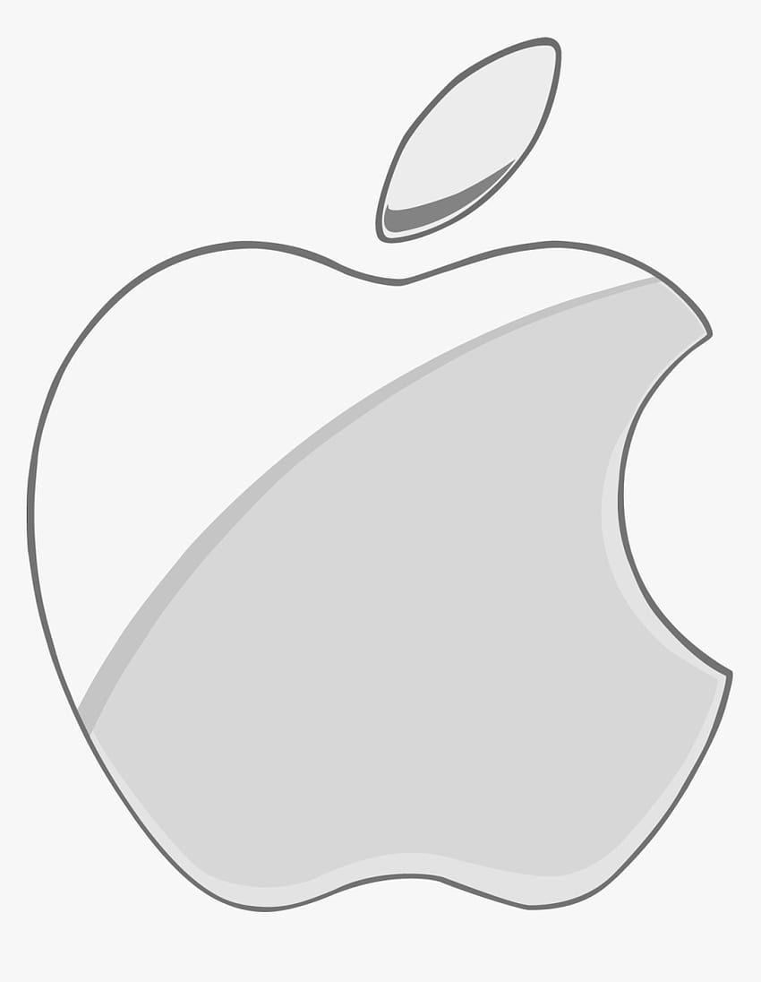 Apple, communication, logo, mobile, silver, telephone icon - Free download