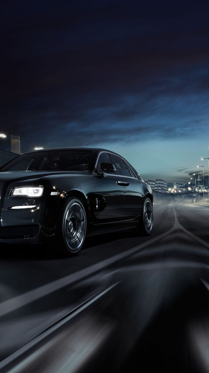 Persönliches Luxusauto, Auto in voller Größe, Auto, Rolls Royce Rolls Royce Wraith Black IPhone & Hintergrund HD-Handy-Hintergrundbild