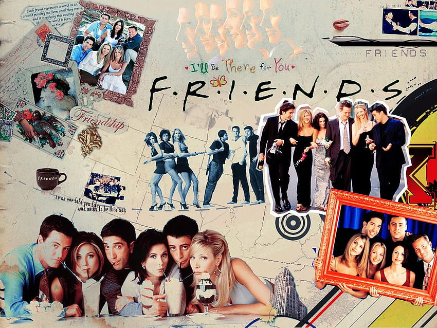 Amici!, Collage di amici Sfondo HD