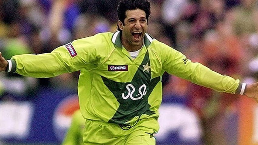 Cricket players : Wasim Akram HD wallpaper