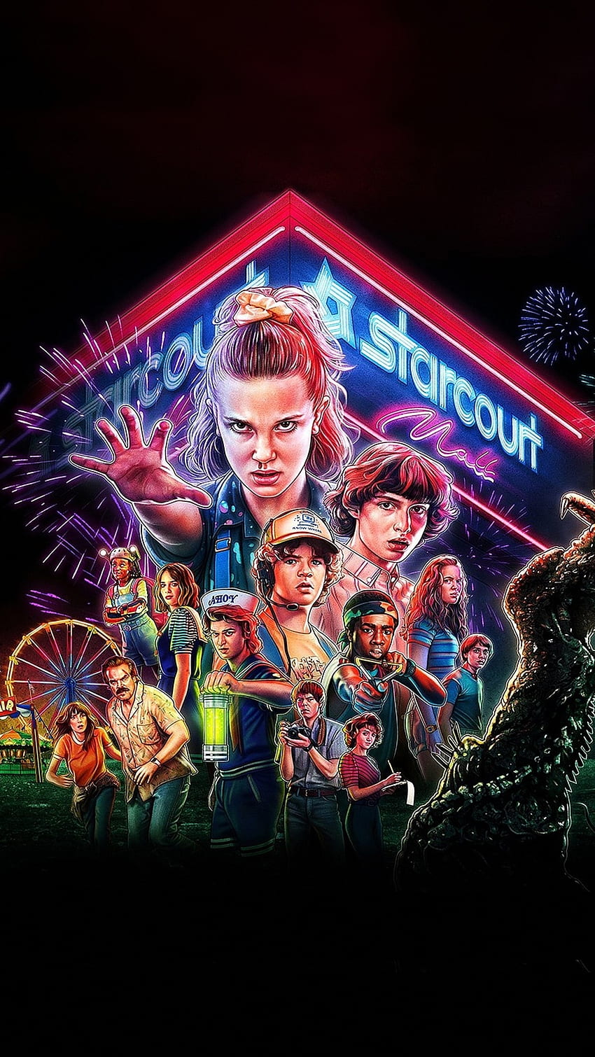 Stranger Things Iphone, Back To The Future, stranger things iphone HD phone wallpaper