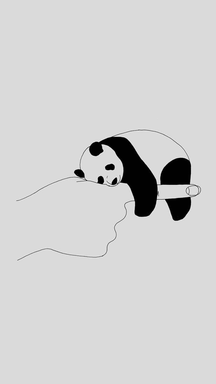 Sleepy Panda, Sleeping Panda HD phone wallpaper