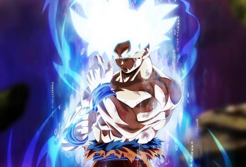 Glow, Goku, Dragon Ball Super, anime, art HD wallpaper