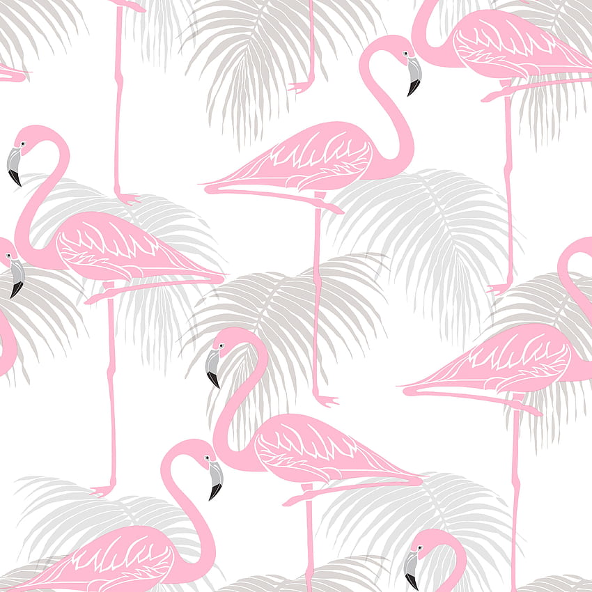 Fine Décor Pink Flamingo - B&Q for all your home HD phone wallpaper
