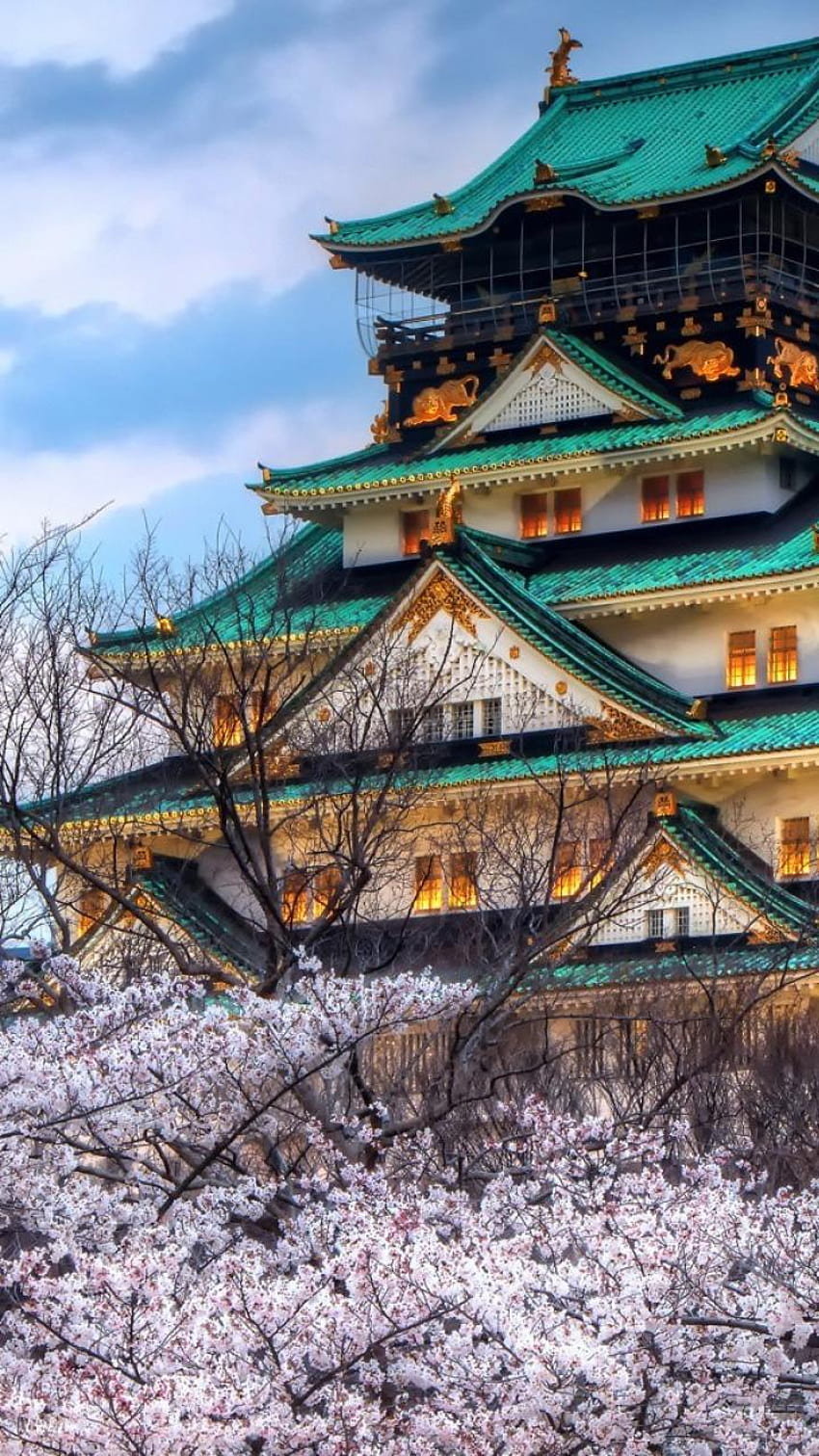 Japan osaka castle castles, Japanese Castle HD phone wallpaper