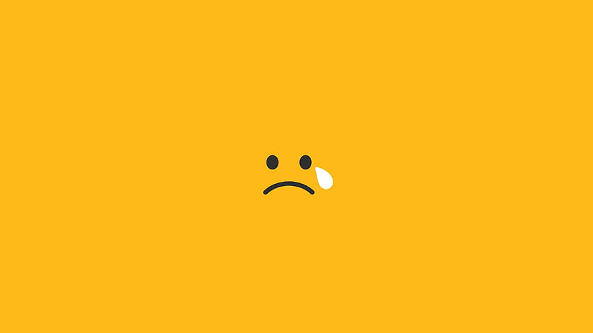Sad Face, Sad Yellow Aesthetic HD wallpaper | Pxfuel