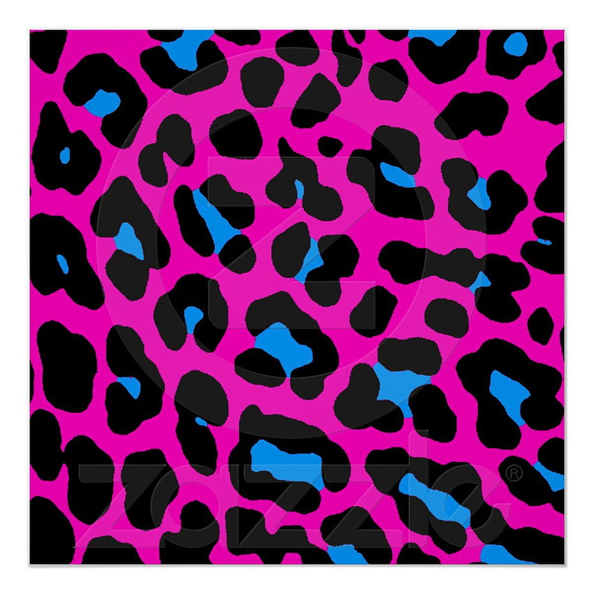 Corey Tiger 80s Retro Leopard Pattern Poster in 2021. Cheetah print , Animal print , Pink nation , Neon Leopard HD phone wallpaper