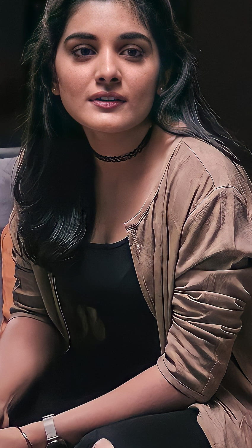 Nivetha Thomas, attrice malayalam Sfondo del telefono HD