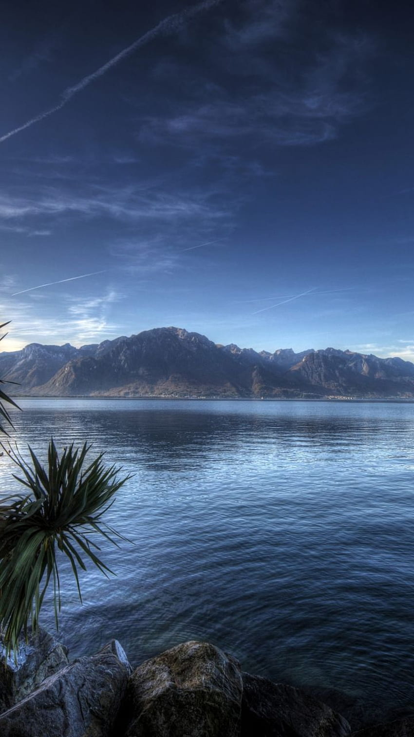 Jezioro Montreux, Jezioro Genewskie, natura, jezioro, Szwajcaria, . Natura, Jezioro Genewskie, Sceneria, Jezioro Genewskie Tapeta na telefon HD