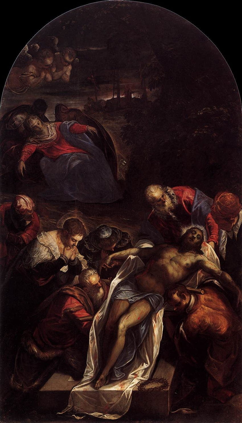 Cave To Canvas, Tintoretto, Entombment, 1592 94. Arte Rinascimentale, Arte Religiosa, Dipingere Idee HD phone wallpaper