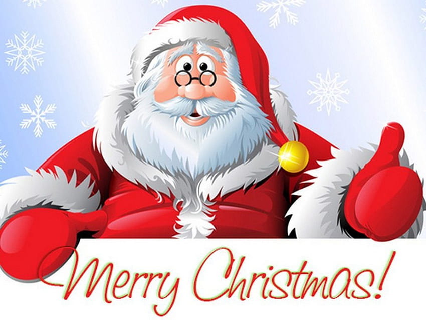 Santa Claus Christmas Greeting, greeting, merry, christmas, claus, santa HD wallpaper