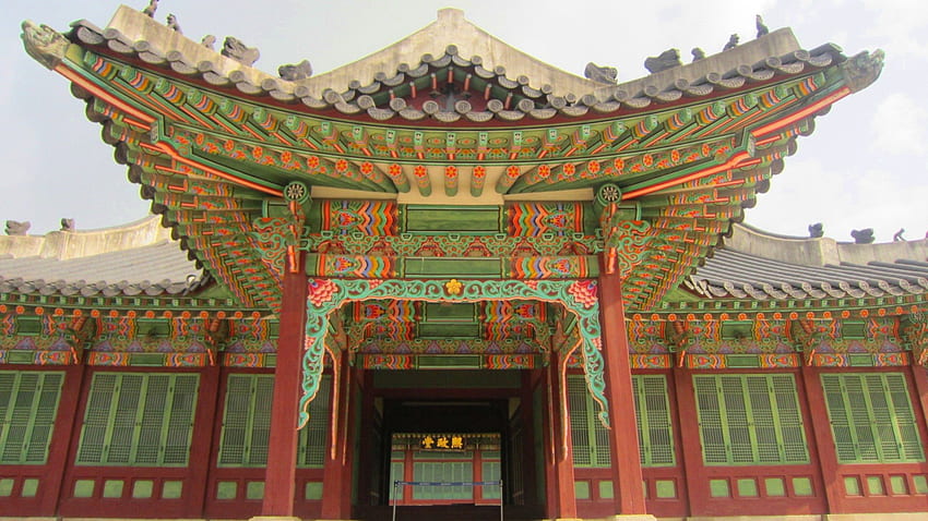 Gedung Istana Changdeokgung, Warisan Budaya Dunia, Gedung, Korea Selatan, Istana Changdeokgung Wallpaper HD