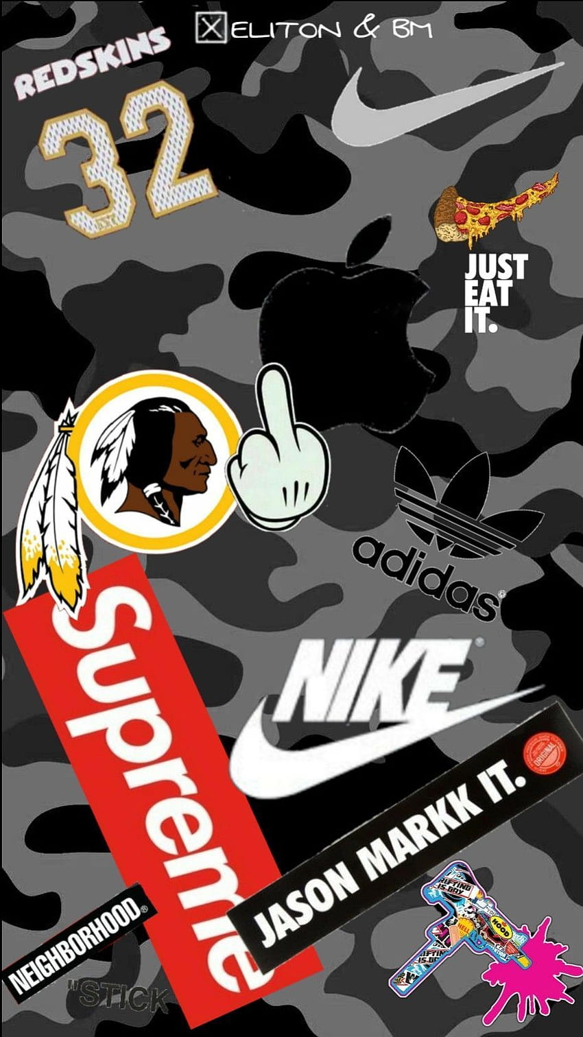 Nike Supreme Logo HD phone wallpaper