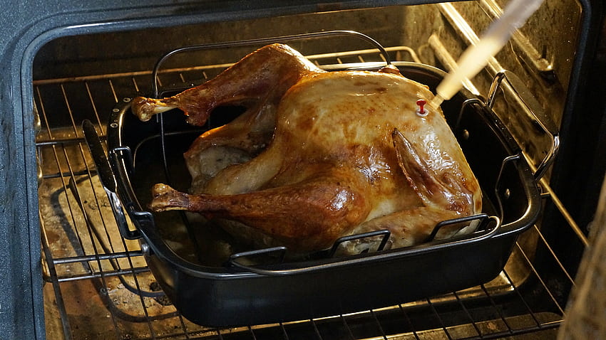 Basting The Turkey, thanksgiving turkey, turkey, turkey baster, turkey dinner HD wallpaper