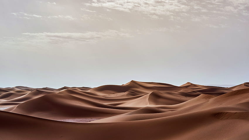 Landscape, desert dunes, nature HD wallpaper