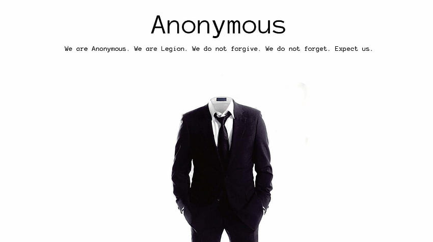 Anonymous Quote, quote, coat, anonymous, suit HD wallpaper