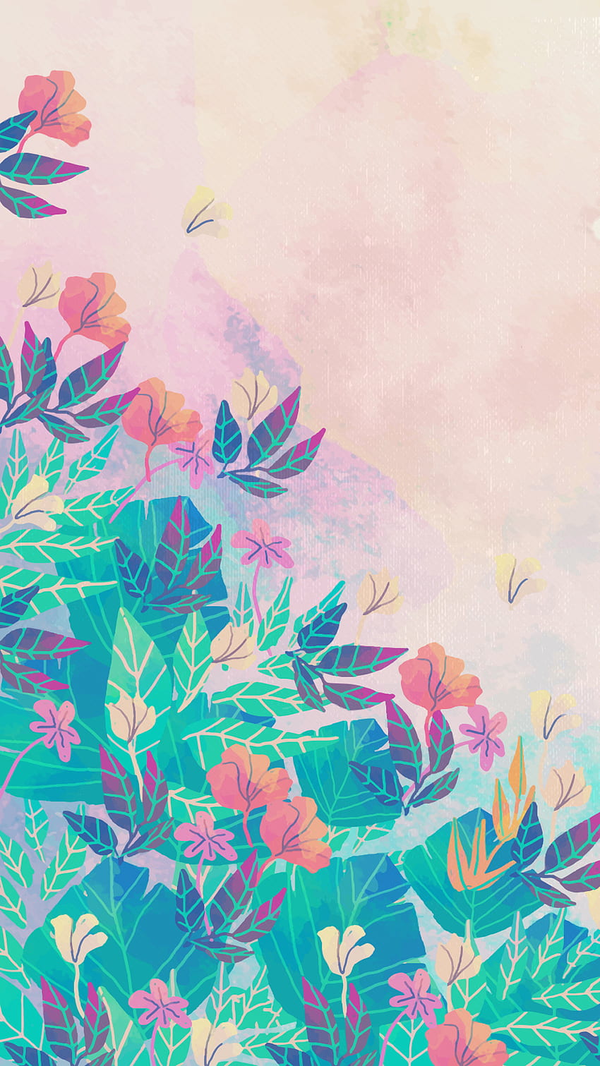 Watercolor Flowers HD phone wallpaper | Pxfuel