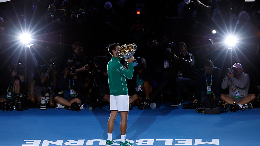 Australian-Open-Blick: Djokovic schlägt Thiem um 8. Titel HD-Hintergrundbild