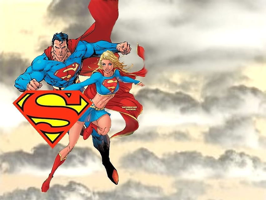 Superman and Superwoman. Superman and superwoman, Supergirl HD wallpaper