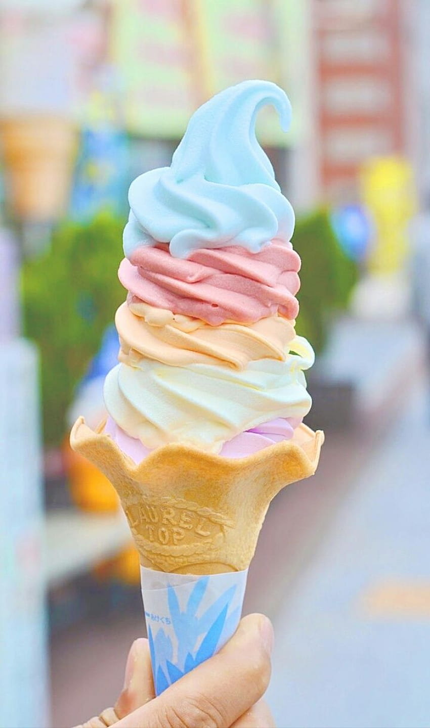Ice Cream, Cute Pastel Ice Cream HD phone wallpaper | Pxfuel