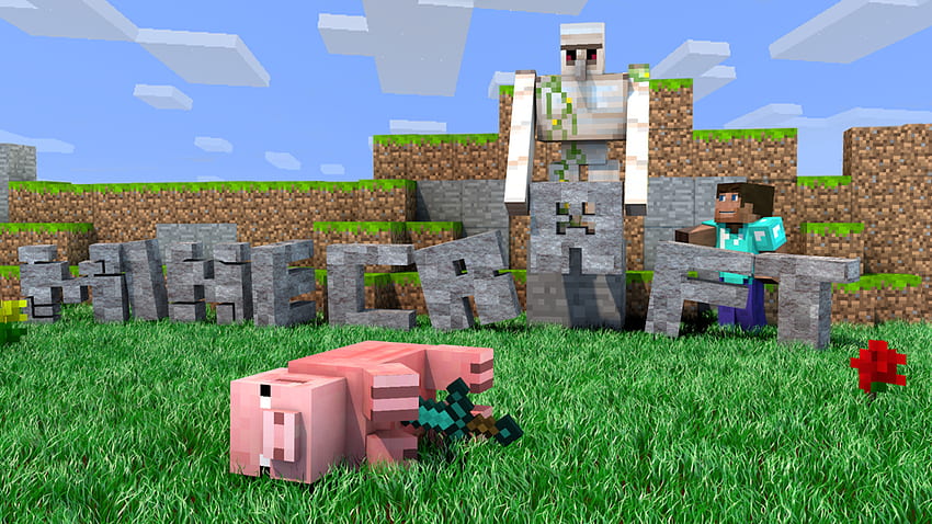 Minecraft Text Pig. MINECRAFT SEEDS - Minecraft, Funny Minecraft HD wallpaper