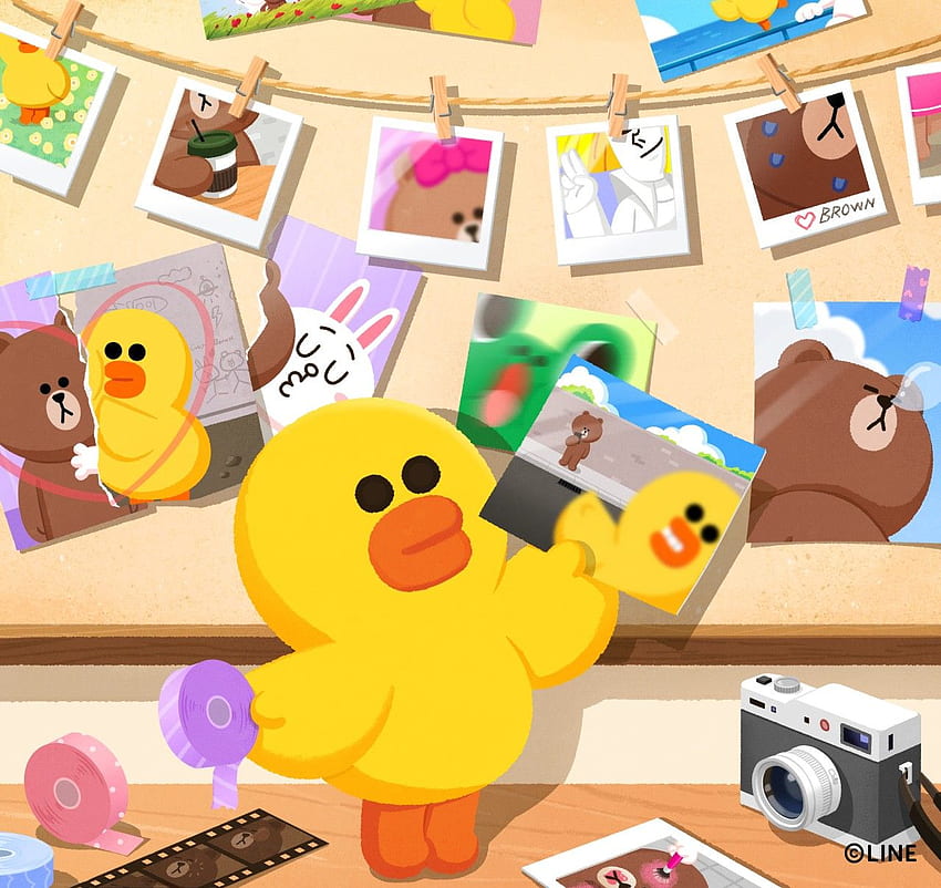 LINEFRIENDS PIC. GIFs, pics and, Line Friends Sally HD wallpaper