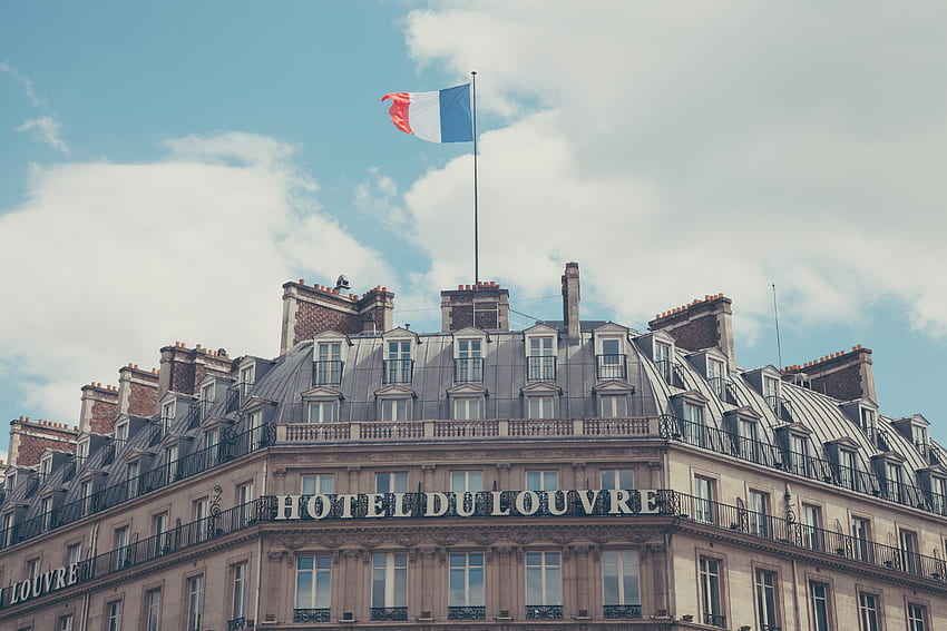 Villes, Paris, France, Hôtel, Hotel Du Louvre Fond d'écran HD