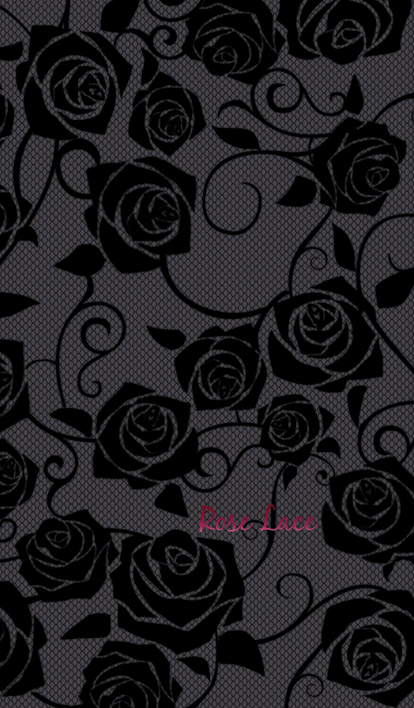 The black lace of roses. Gothic, Romantic, and Mature HD phone wallpaper