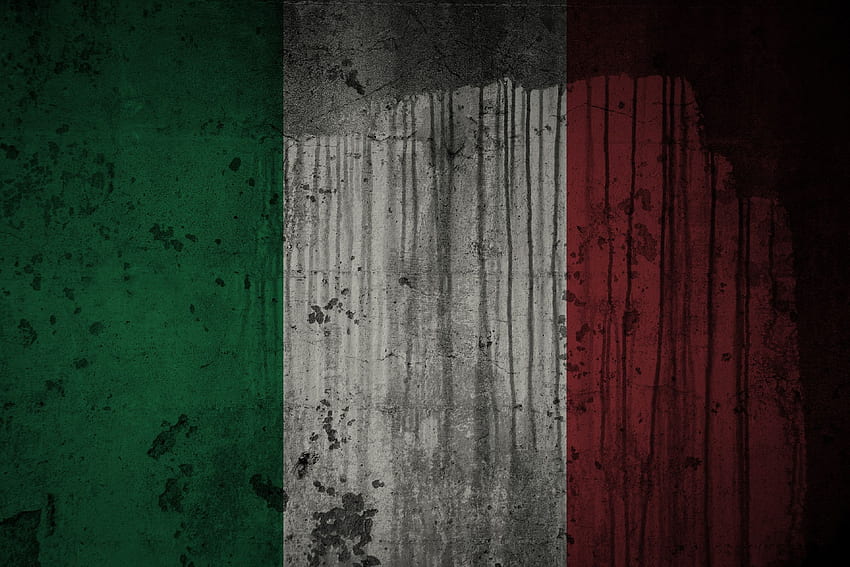 grunge, flags, Italian, Italy -, 3D Italy HD wallpaper